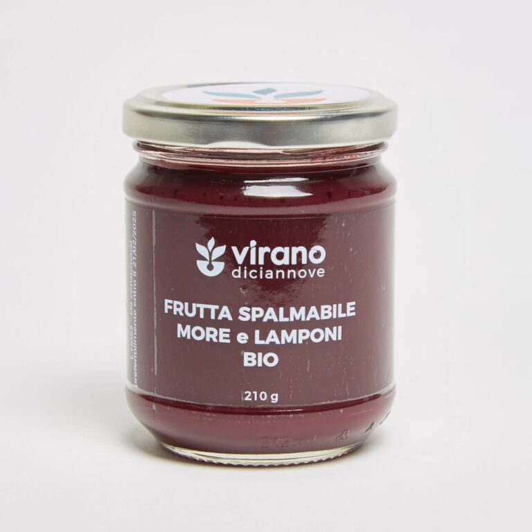 Frutta spalmabile mora e lamponi BIO